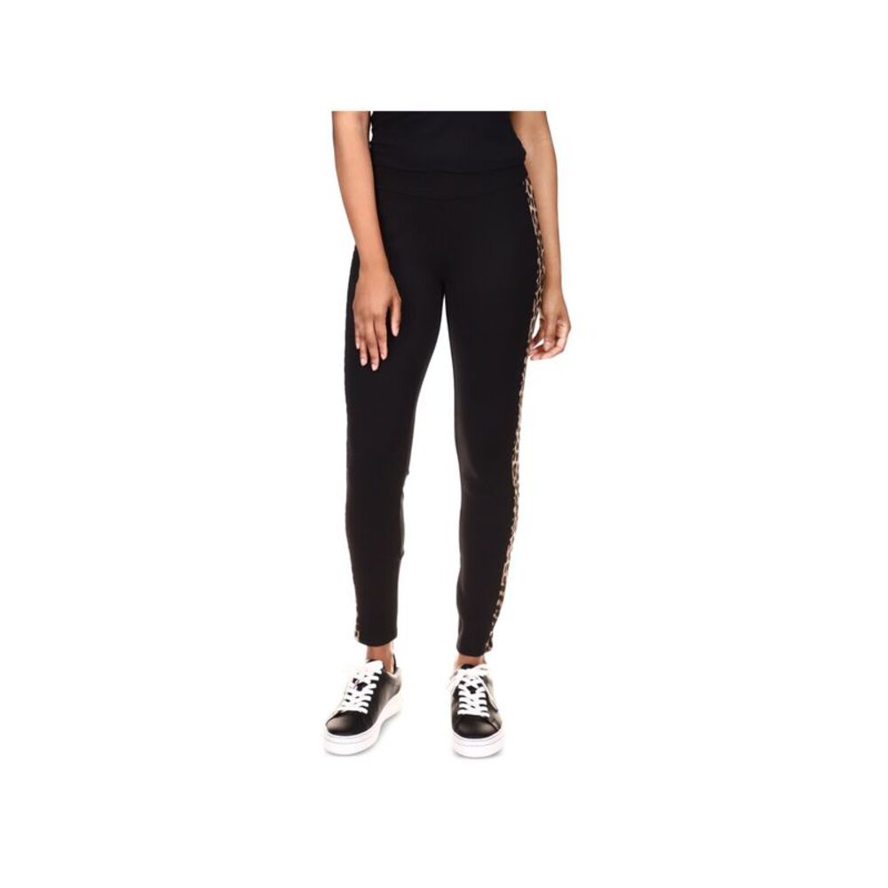 MICHAEL MICHAEL KORS Womens Black Active Wear Skinny Leggings S
